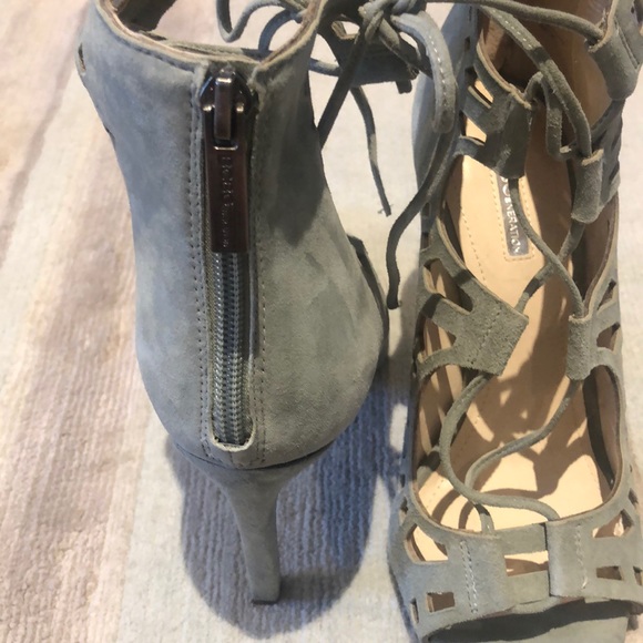 BCBG suede lace up heels - Picture 3 of 4
